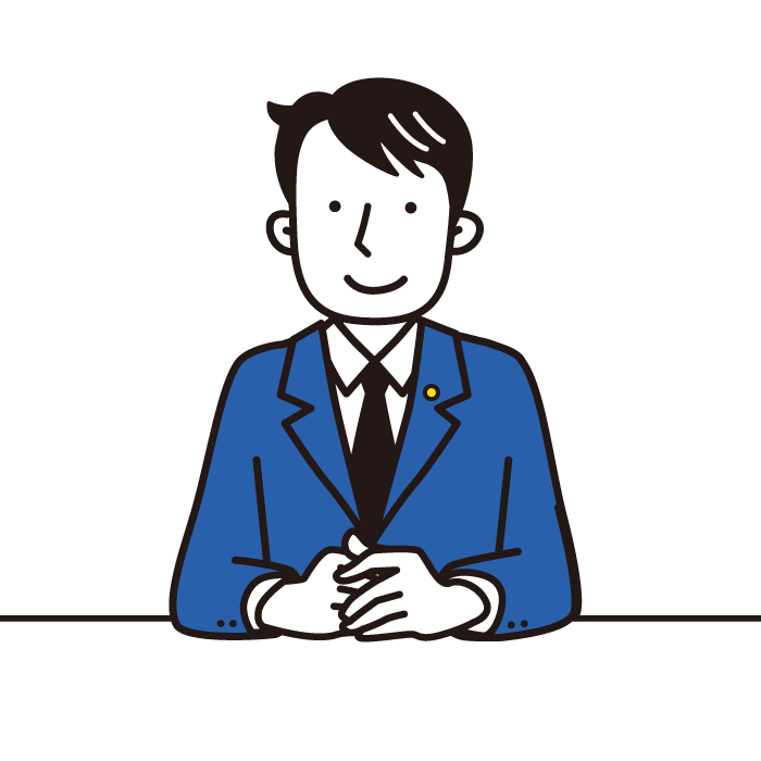 弁護士の補佐人イラスト